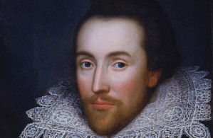 William Shakespeare as a young man