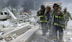 Fire department New York first responders world trade center 9/11/01